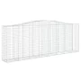 Cestas gaviones 9 uds forma de arco hierro 400x50x140/160 cm de vidaXL, Maceteros y jardineras - Ref: Foro24-3145989, Precio:...