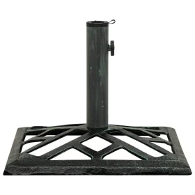 Base de sombrilla de hierro fundido verde 44x44x31 cm de vidaXL, Bases para sombrillas - Ref: Foro24-317760, Precio: 45,94 €,...