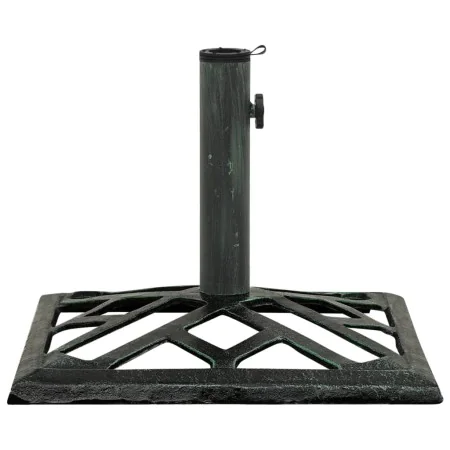 Base de sombrilla de hierro fundido verde 44x44x31 cm de vidaXL, Bases para sombrillas - Ref: Foro24-317760, Precio: 45,94 €,...