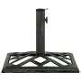 Base de sombrilla de hierro fundido verde 44x44x31 cm de vidaXL, Bases para sombrillas - Ref: Foro24-317760, Precio: 45,94 €,...
