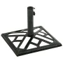 Base de sombrilla de hierro fundido verde 44x44x31 cm de vidaXL, Bases para sombrillas - Ref: Foro24-317760, Precio: 45,94 €,...