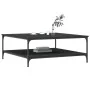 Mesa de centro madera de ingeniería negro 100x100x40 cm de vidaXL, Mesas de centro - Ref: Foro24-832843, Precio: 82,17 €, Des...