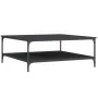 Mesa de centro madera de ingeniería negro 100x100x40 cm de vidaXL, Mesas de centro - Ref: Foro24-832843, Precio: 82,17 €, Des...