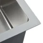 Fregadero de cocina de acero inoxidable de vidaXL, Fregaderos - Ref: Foro24-51561, Precio: 128,39 €, Descuento: %