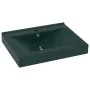 Lavabo de lujo con grifo cerámica verde oscuro 60x46 cm de vidaXL, Lavabos - Ref: Foro24-147025, Precio: 95,51 €, Descuento: %