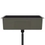 Fregadero hecho a mano de acero inoxidable negro de vidaXL, Fregaderos - Ref: Foro24-51517, Precio: 155,85 €, Descuento: %