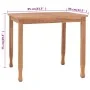 Mesa de jardín de madera maciza de teca 85x85x75 cm de vidaXL, Mesas de jardín - Ref: Foro24-315464, Precio: 173,88 €, Descue...