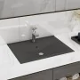 Luxury sink with dark gray ceramic faucet 60x46 cm by vidaXL, Sinks - Ref: Foro24-147027, Price: 75,49 €, Discount: %
