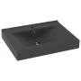 Luxury sink with dark gray ceramic faucet 60x46 cm by vidaXL, Sinks - Ref: Foro24-147027, Price: 75,49 €, Discount: %