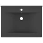 Luxury sink with dark gray ceramic faucet 60x46 cm by vidaXL, Sinks - Ref: Foro24-147027, Price: 75,49 €, Discount: %