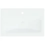 Lavabo empotrado con grifo cerámica blanco 61x39x18 cm de vidaXL, Lavabos - Ref: Foro24-148624, Precio: 156,02 €, Descuento: %