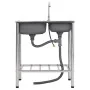 Doppelbecken-Campingspüle und Wasserhahn aus Edelstahl von vidaXL, Sinkt - Ref: Foro24-151211, Preis: 177,98 €, Rabatt: %