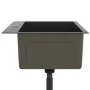 Handgefertigtes Waschbecken aus schwarzem Edelstahl von vidaXL, Sinkt - Ref: Foro24-51511, Preis: 105,90 €, Rabatt: %