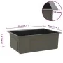 Handgefertigtes Waschbecken aus schwarzem Edelstahl von vidaXL, Sinkt - Ref: Foro24-51511, Preis: 105,90 €, Rabatt: %