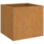Jardineras 2 unidades acero corten 32x30x29 cm de vidaXL, Maceteros y jardineras - Ref: Foro24-821548, Precio: 53,62 €, Descu...