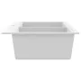 Built-in two-bowl cream white granite sink by vidaXL, Sinks - Ref: Foro24-141677, Price: 339,68 €, Discount: %