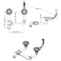 Fregadero encastrable de granito blanco crema de dos cubetas de vidaXL, Fregaderos - Ref: Foro24-141677, Precio: 339,68 €, De...