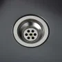 Handgefertigtes Waschbecken aus schwarzem Edelstahl von vidaXL, Sinkt - Ref: Foro24-51527, Preis: 218,51 €, Rabatt: %