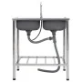 Double sink camping and stainless steel faucet by vidaXL, Sinks - Ref: Foro24-151212, Price: 198,06 €, Discount: %