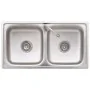 Double sink camping and stainless steel faucet by vidaXL, Sinks - Ref: Foro24-151212, Price: 198,06 €, Discount: %