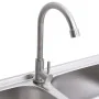 Double sink camping and stainless steel faucet by vidaXL, Sinks - Ref: Foro24-151212, Price: 198,06 €, Discount: %