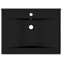 Luxurious sink with matte black ceramic faucet hole 60x46 cm by vidaXL, Sinks - Ref: Foro24-147030, Price: 92,35 €, Discount: %