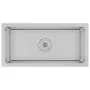Handgefertigte Küchenspüle aus Edelstahl von vidaXL, Sinkt - Ref: Foro24-51504, Preis: 100,32 €, Rabatt: %