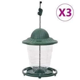 Futterhäuschen für Vögel 3 Stück dunkelgrün 13x13x17 cm von vidaXL, Vogel Fütterer - Ref: Foro24-364829, Preis: 28,18 €, Raba...