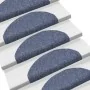 Alfombrilla autoadhesiva de escalera 5 uds 65x21x4 cm azul de vidaXL, Alfombrillas para escalones - Ref: Foro24-149708, Preci...