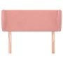 Cabecero de terciopelo rosa 83x23x78/88 cm de vidaXL, Cabeceros y pies de cama - Ref: Foro24-3117039, Precio: 40,83 €, Descue...