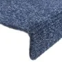 Alfombrilla autoadhesiva de escalera 5 uds 65x21x4 cm azul de vidaXL, Alfombrillas para escalones - Ref: Foro24-149708, Preci...