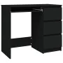 Escritorio de madera contrachapada negro 90x45x76 cm de vidaXL, Escritorios - Ref: Foro24-801374, Precio: 89,49 €, Descuento: %