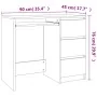 Schwarzer Sperrholz-Schreibtisch 90x45x76 cm von vidaXL, Schreibtische - Ref: Foro24-801374, Preis: 89,49 €, Rabatt: %