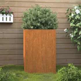 Corten steel planter 42x38x75 cm by vidaXL, Pots and planters - Ref: Foro24-821554, Price: 59,30 €, Discount: %
