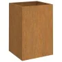 Jardinera de acero corten 42x38x75 cm de vidaXL, Maceteros y jardineras - Ref: Foro24-821554, Precio: 59,30 €, Descuento: %
