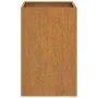 Jardinera de acero corten 42x38x75 cm de vidaXL, Maceteros y jardineras - Ref: Foro24-821554, Precio: 59,30 €, Descuento: %