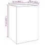 Jardinera de acero corten 52x48x75 cm de vidaXL, Maceteros y jardineras - Ref: Foro24-821555, Precio: 72,38 €, Descuento: %