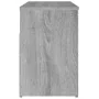 Banco zapatero madera contrachapada gris Sonoma 80x30x45 cm de vidaXL, Zapateros y organizadores de calzado - Ref: Foro24-816...