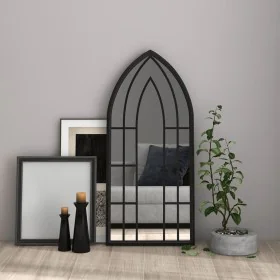 Espejo hierro negro para uso interior 100x45 cm de vidaXL, Espejos - Ref: Foro24-3093524, Precio: 107,99 €, Descuento: %