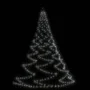 Árbol de pared con gancho metálico 720 LED blanco frío 5 m de vidaXL, Mangueras y guirnaldas de luces - Ref: Foro24-328645, P...