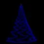 Wall tree with metal hook 720 blue LED 5 m by vidaXL, Hoses and string lights - Ref: Foro24-328646, Price: 35,54 €, Discount: %