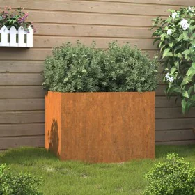 Jardinera de acero corten 62x47x46 cm de vidaXL, Maceteros y jardineras - Ref: Foro24-821558, Precio: 59,56 €, Descuento: %