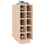 Botellero madera maciza de pino 23x34x61 cm de vidaXL, Botelleros - Ref: Foro24-820971, Precio: 65,29 €, Descuento: %