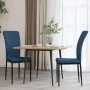 Esszimmerstühle 2 Einheiten aus blauem Samt von vidaXL, Essstühle - Ref: Foro24-326092, Preis: 87,22 €, Rabatt: %