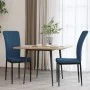 Sillas de comedor 2 unidades terciopelo azul de vidaXL, Sillas de comedor - Ref: Foro24-326092, Precio: 87,22 €, Descuento: %