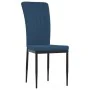 Sillas de comedor 2 unidades terciopelo azul de vidaXL, Sillas de comedor - Ref: Foro24-326092, Precio: 87,22 €, Descuento: %