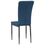 Esszimmerstühle 2 Einheiten aus blauem Samt von vidaXL, Essstühle - Ref: Foro24-326092, Preis: 87,22 €, Rabatt: %