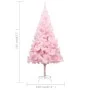 Árbol de Navidad artificial con soporte rosa PVC 210 cm de vidaXL, Arboles de navidad - Ref: Foro24-320999, Precio: 57,87 €, ...