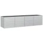 Arriate de acero galvanizado plateado 320x80x77 cm de vidaXL, Maceteros y jardineras - Ref: Foro24-316890, Precio: 93,38 €, D...