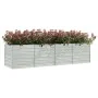 Arriate de acero galvanizado plateado 320x80x77 cm de vidaXL, Maceteros y jardineras - Ref: Foro24-316890, Precio: 93,38 €, D...